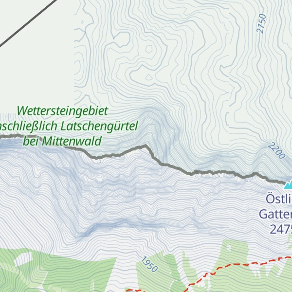 Map of Östliche Plattspitze