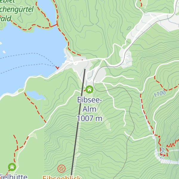 Map of Eibsee-Alm