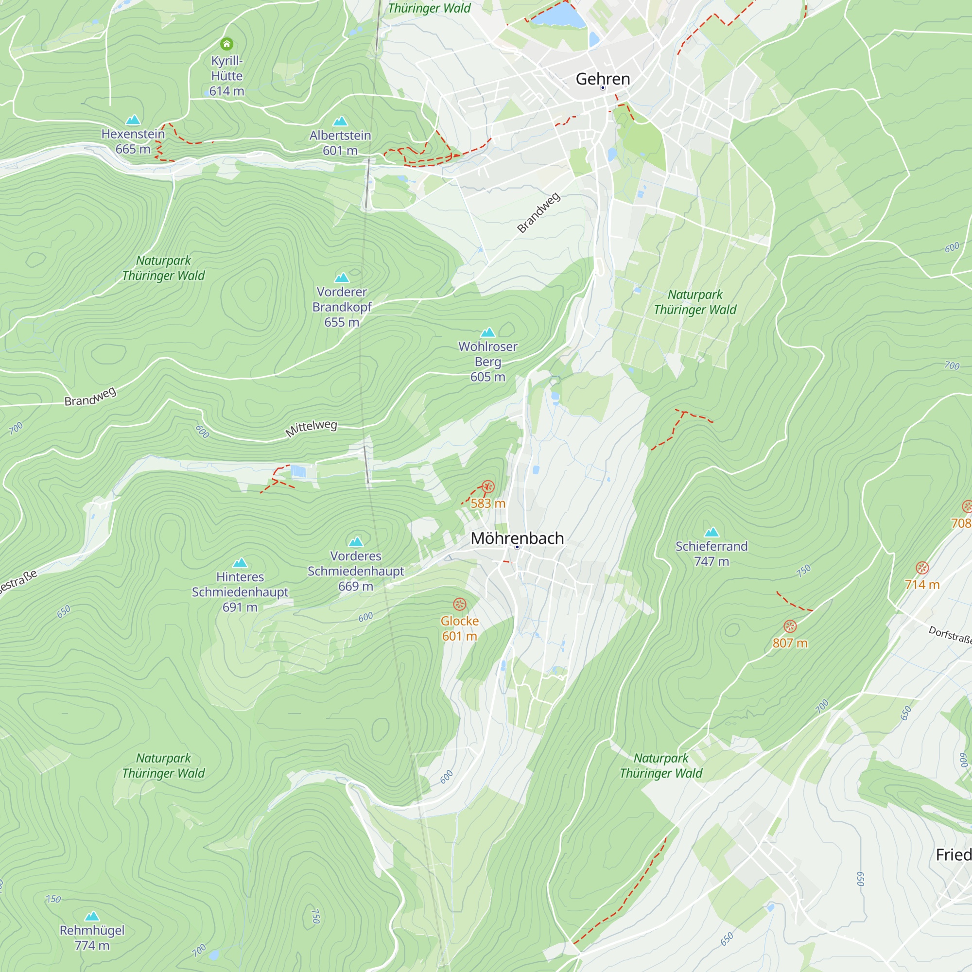 Greiner Hütte map