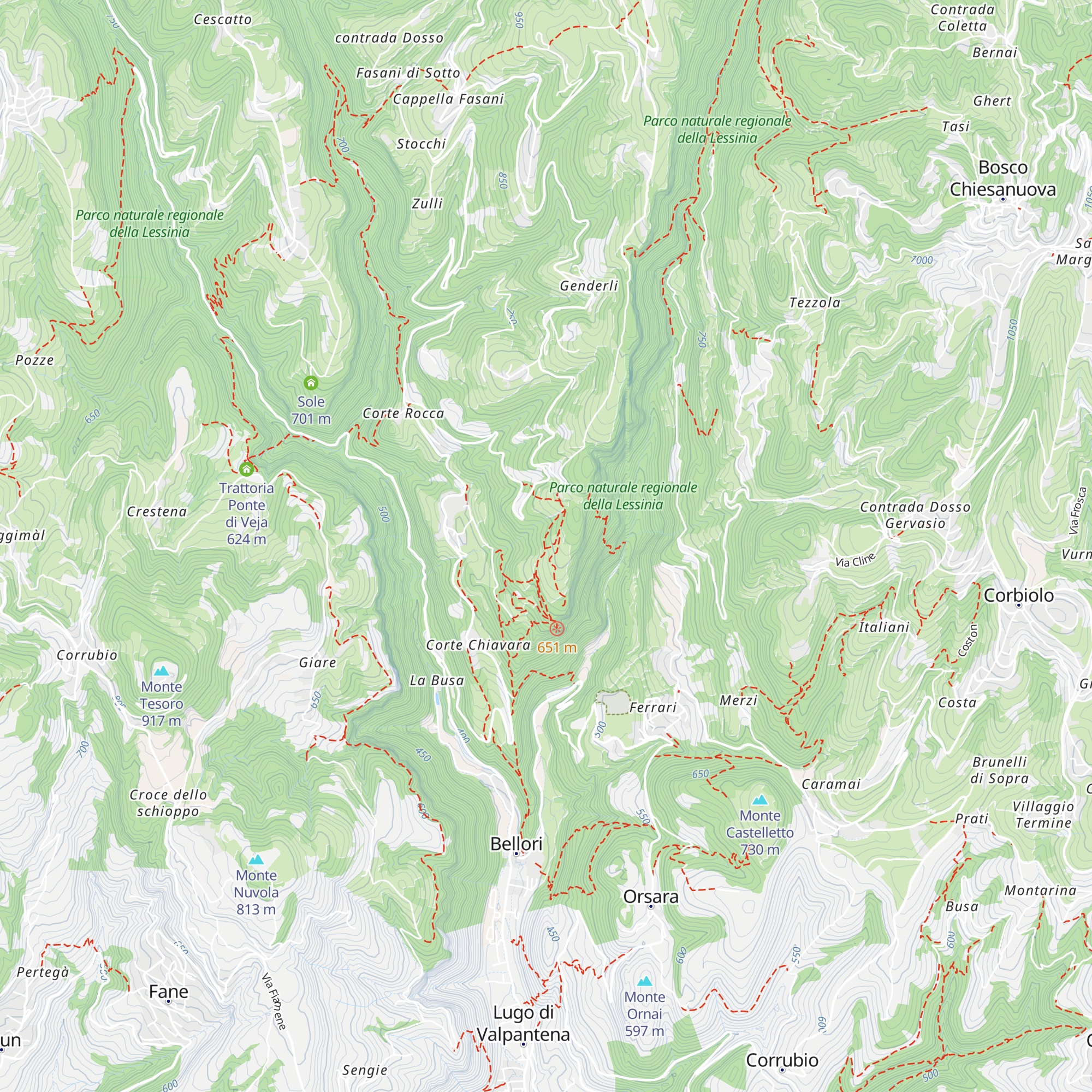 Ca del Mori map