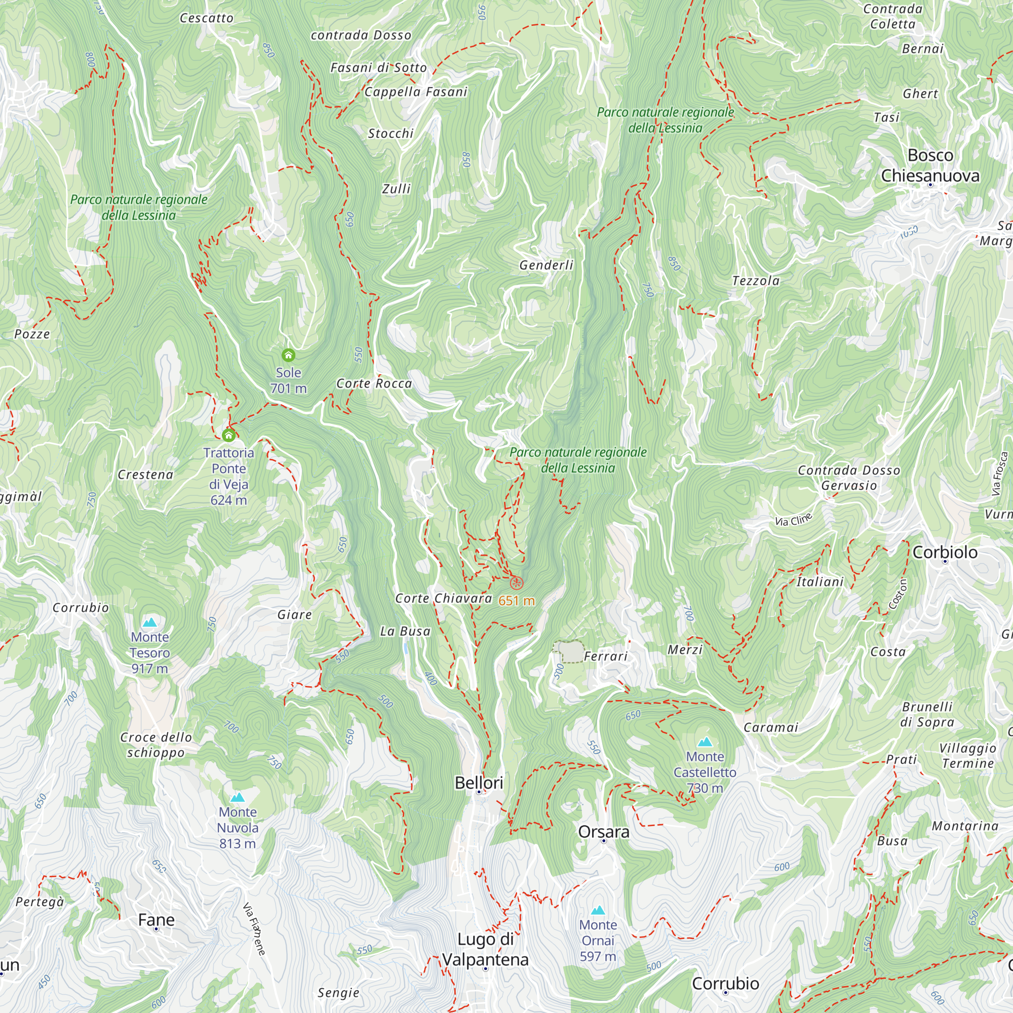 Ca del Mori map