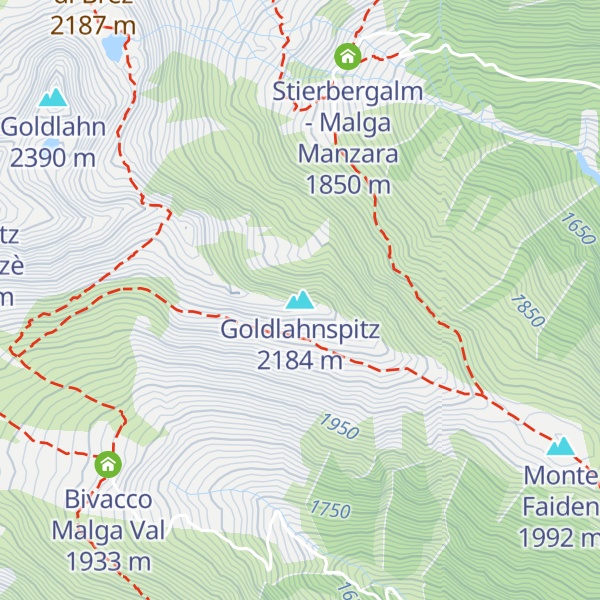 Map of Goldlahnspitz