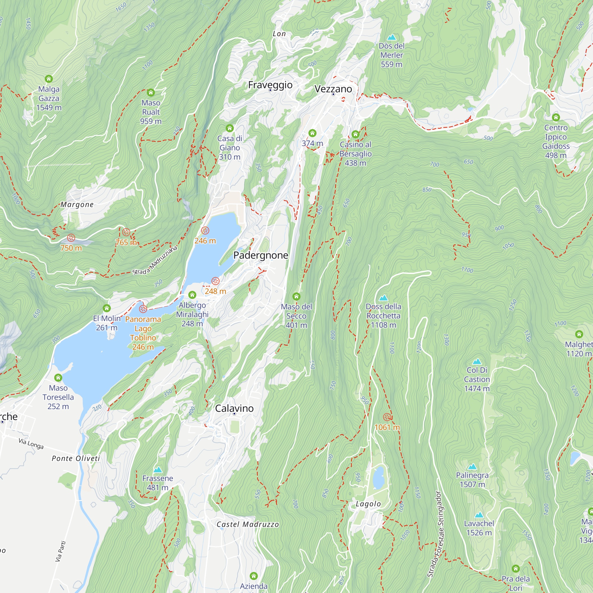 Maso del Secco map