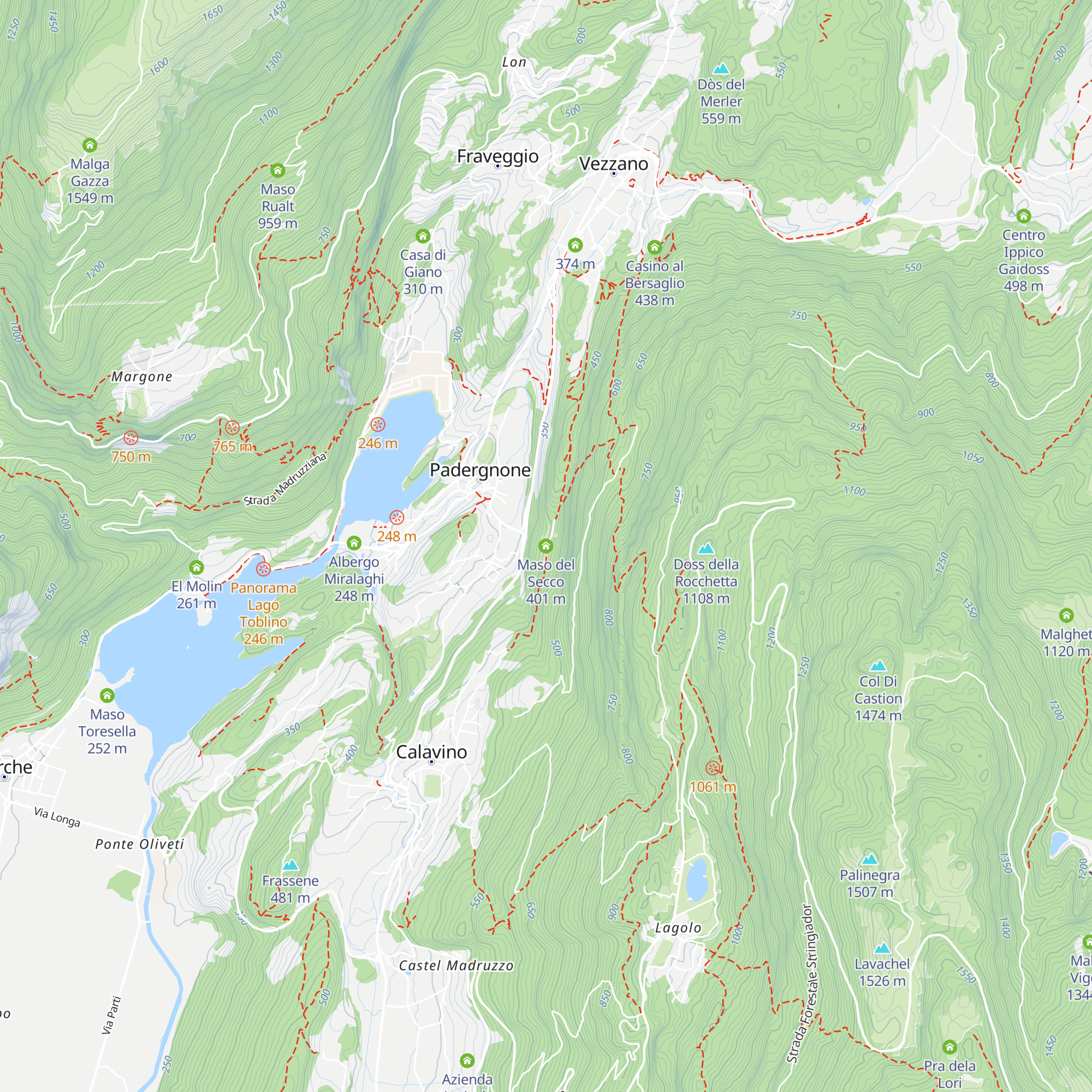 Maso del Secco map