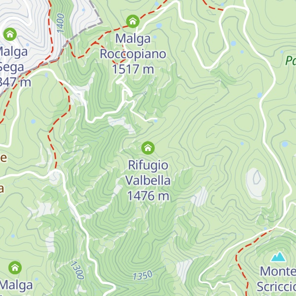Map of Rifugio Valbella