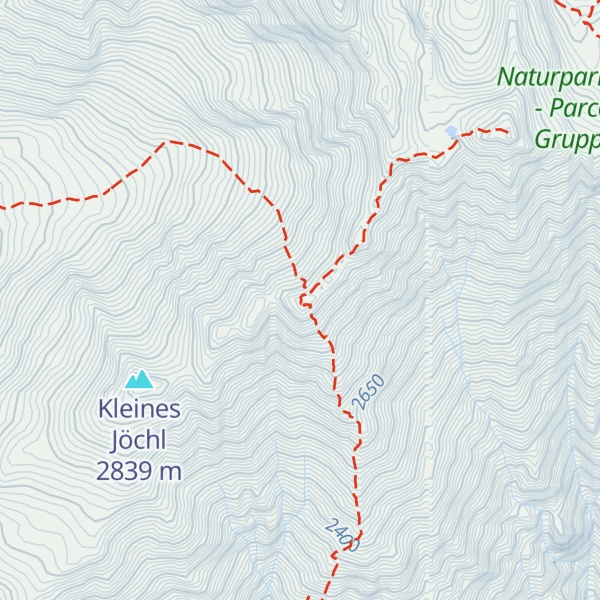Map of Kirchbachspitze