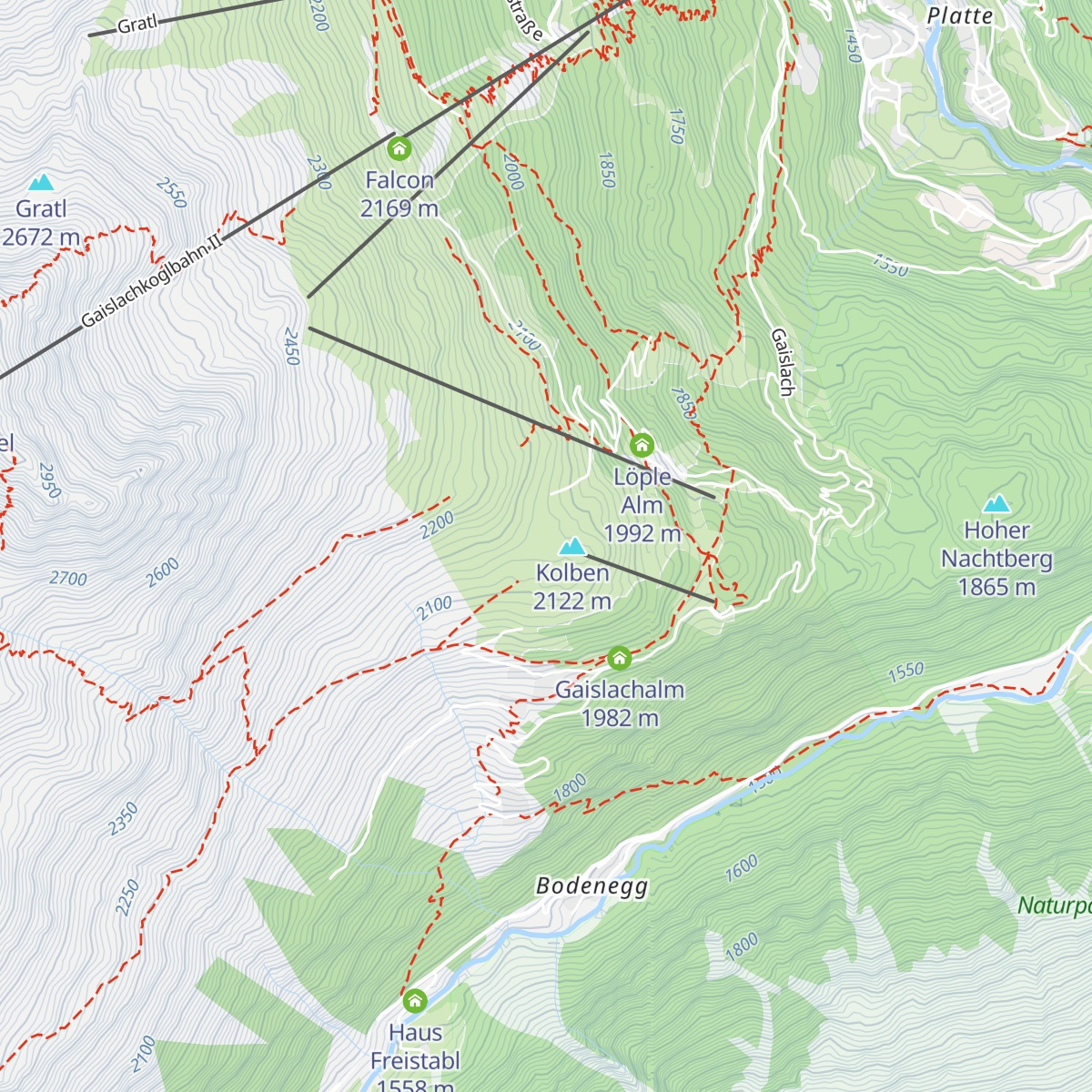 Heide Alm map