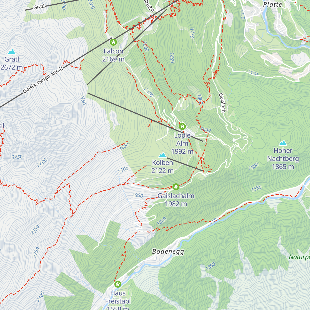 Heide Alm map