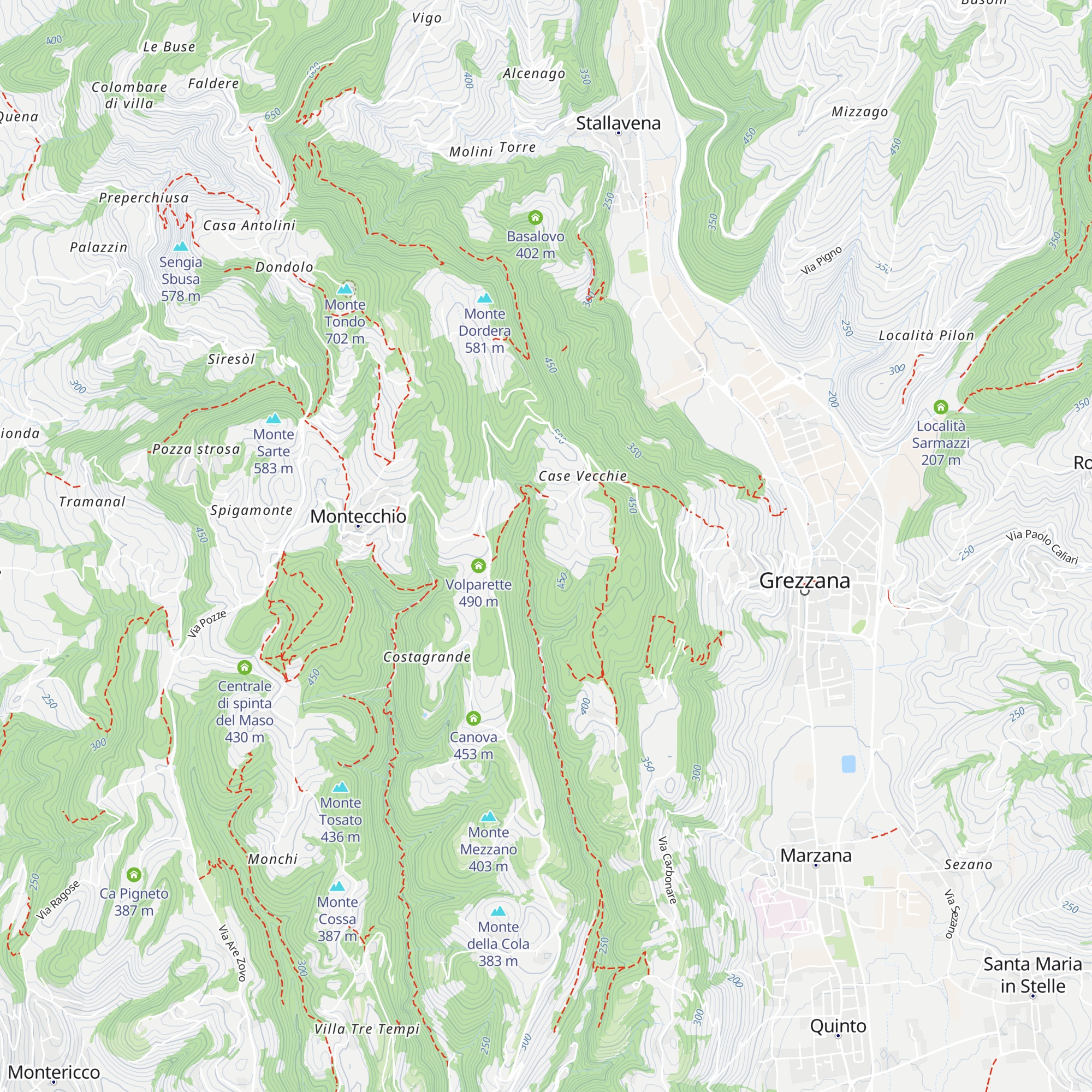 le Mandrie map