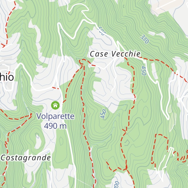 Map of le Mandrie