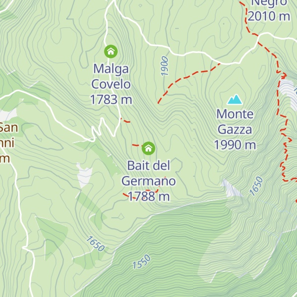 Map of Bait del Germano