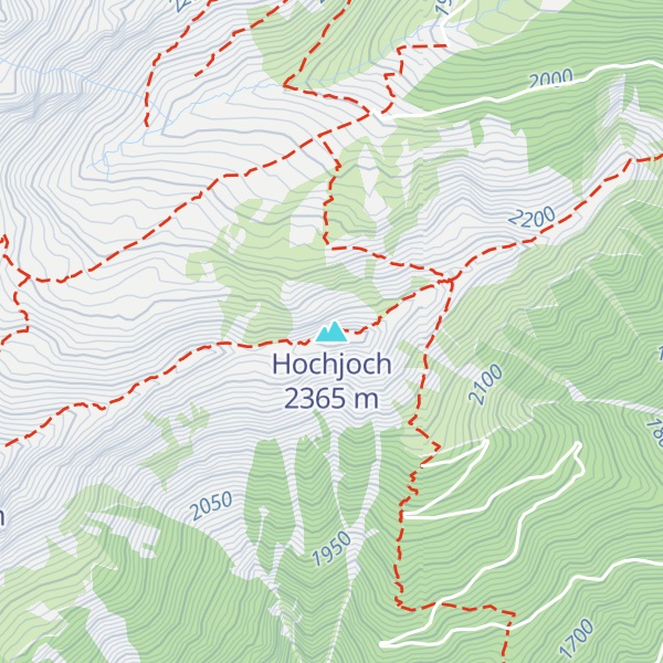 Map of Hochjoch
