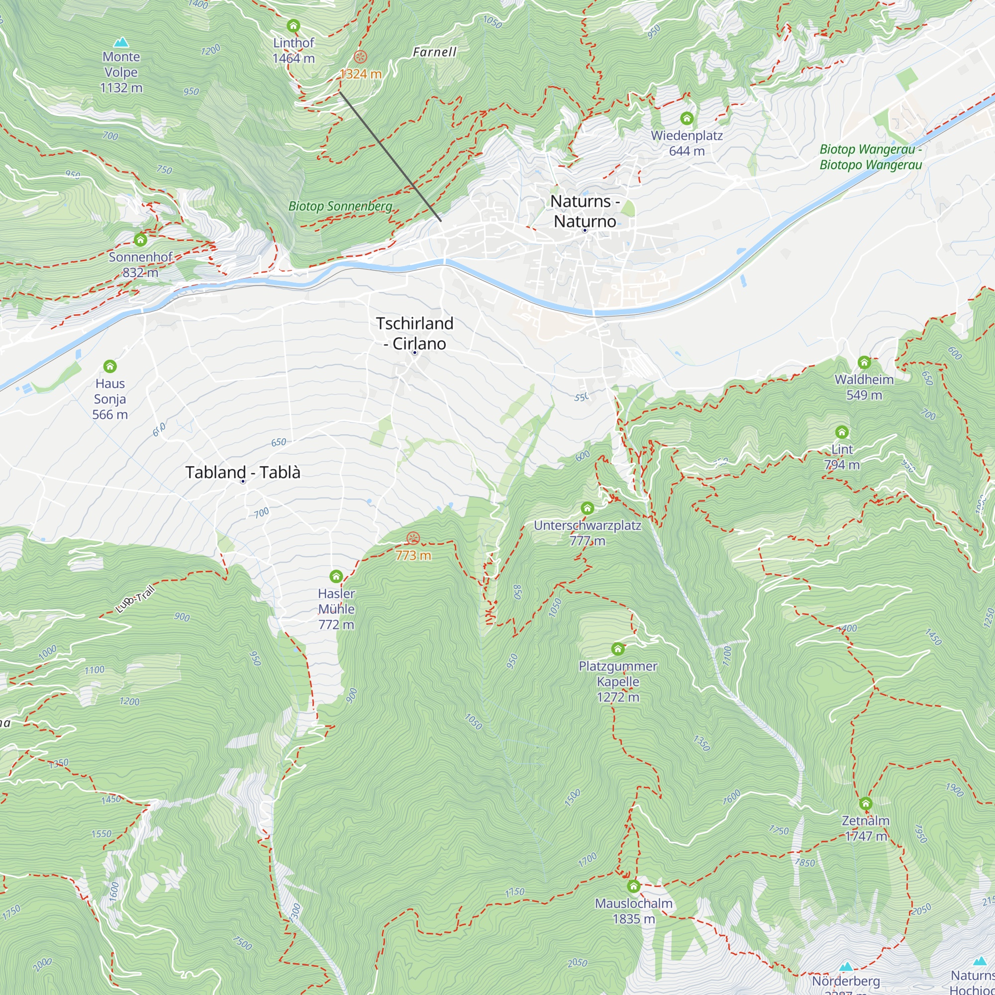 Waldschenke map
