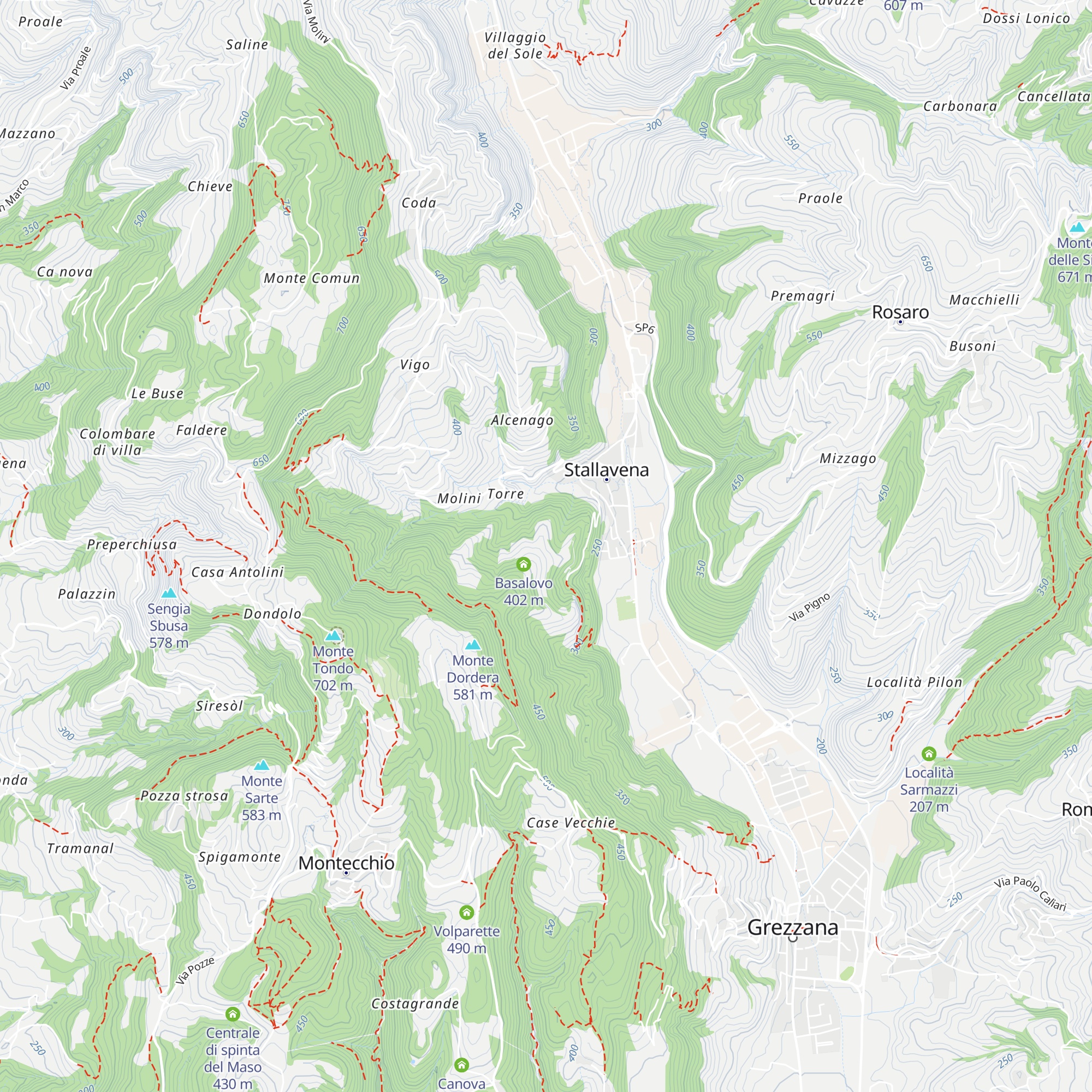 Le Balzare map