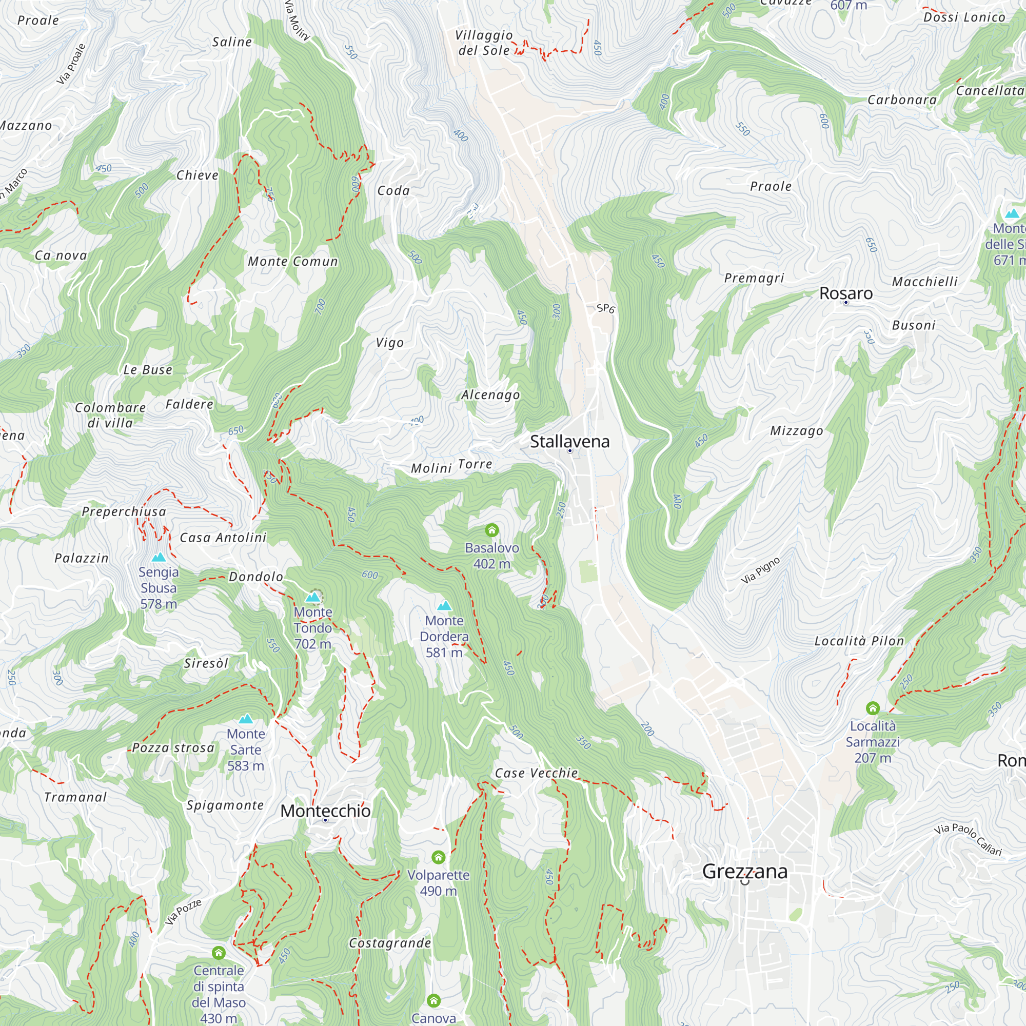 Le Balzare map