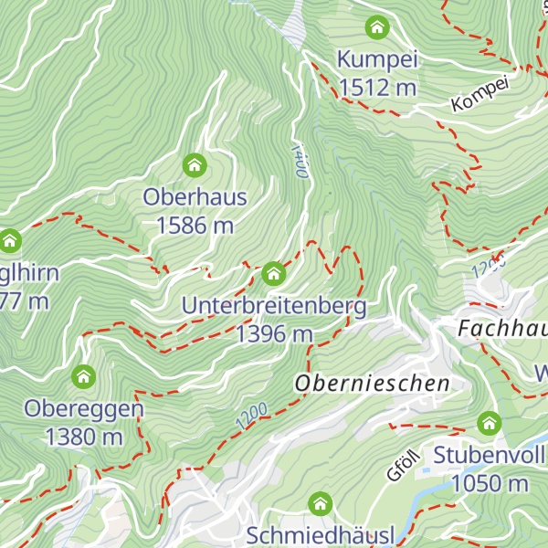 Map of Unterbreitenberg