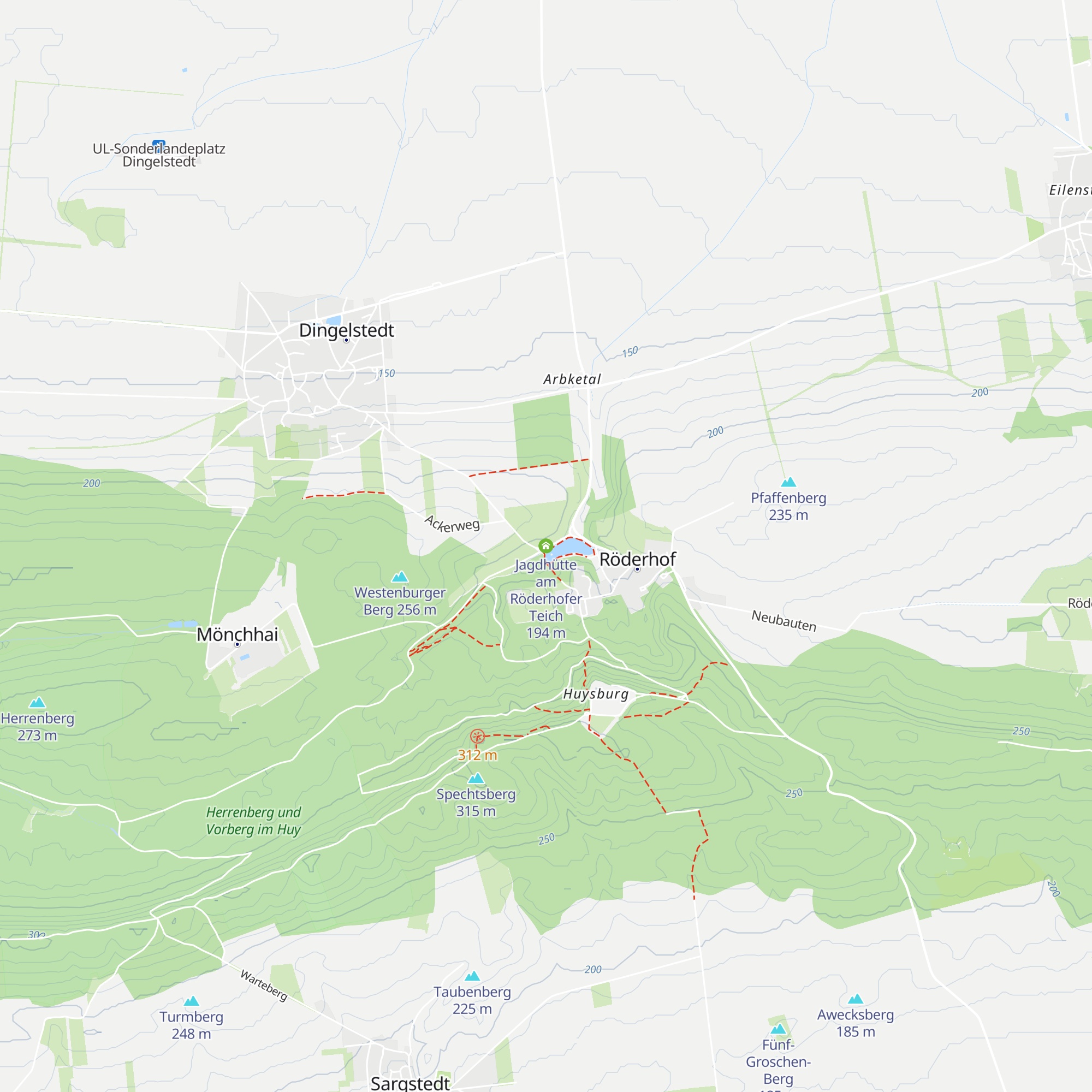 Jagdhütte am Röderhofer Teich map