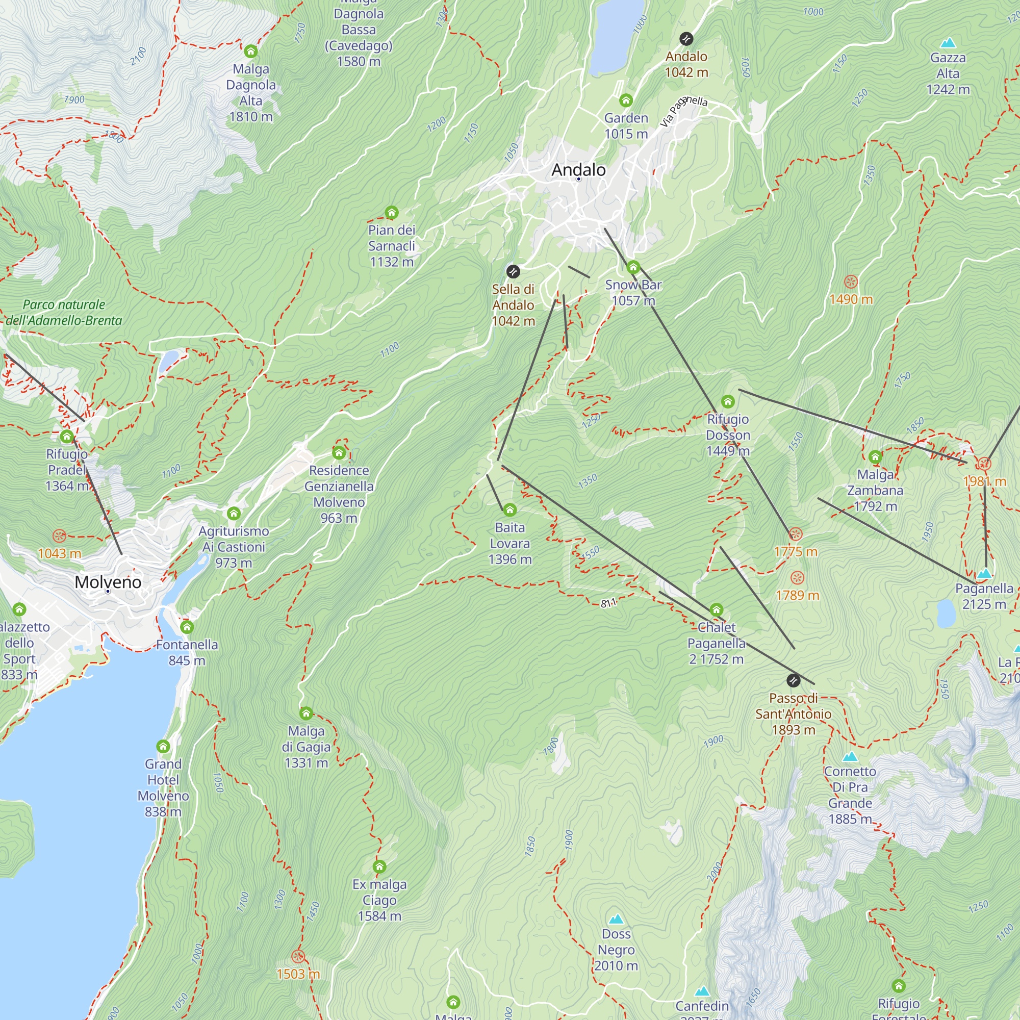 Baita Lovara map