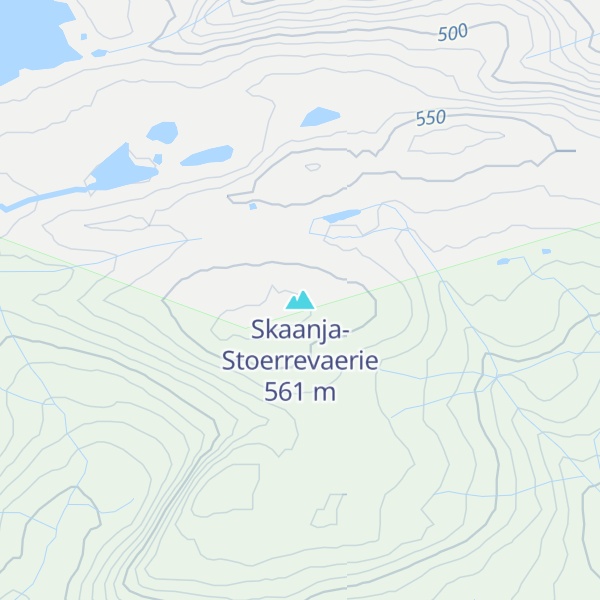 Map of Skaanja-Stoerrevaerie