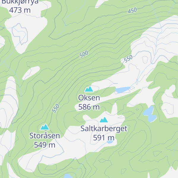 Map of Oksen
