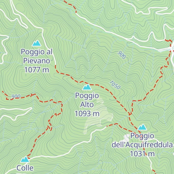 Map of Poggio Alto