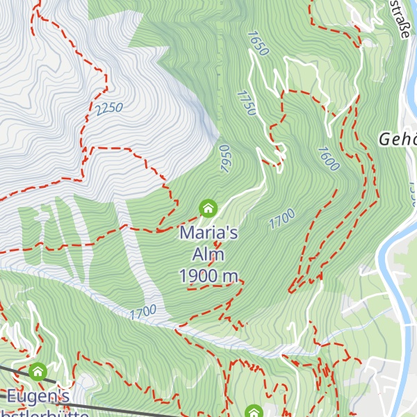 Map of Maria's Alm