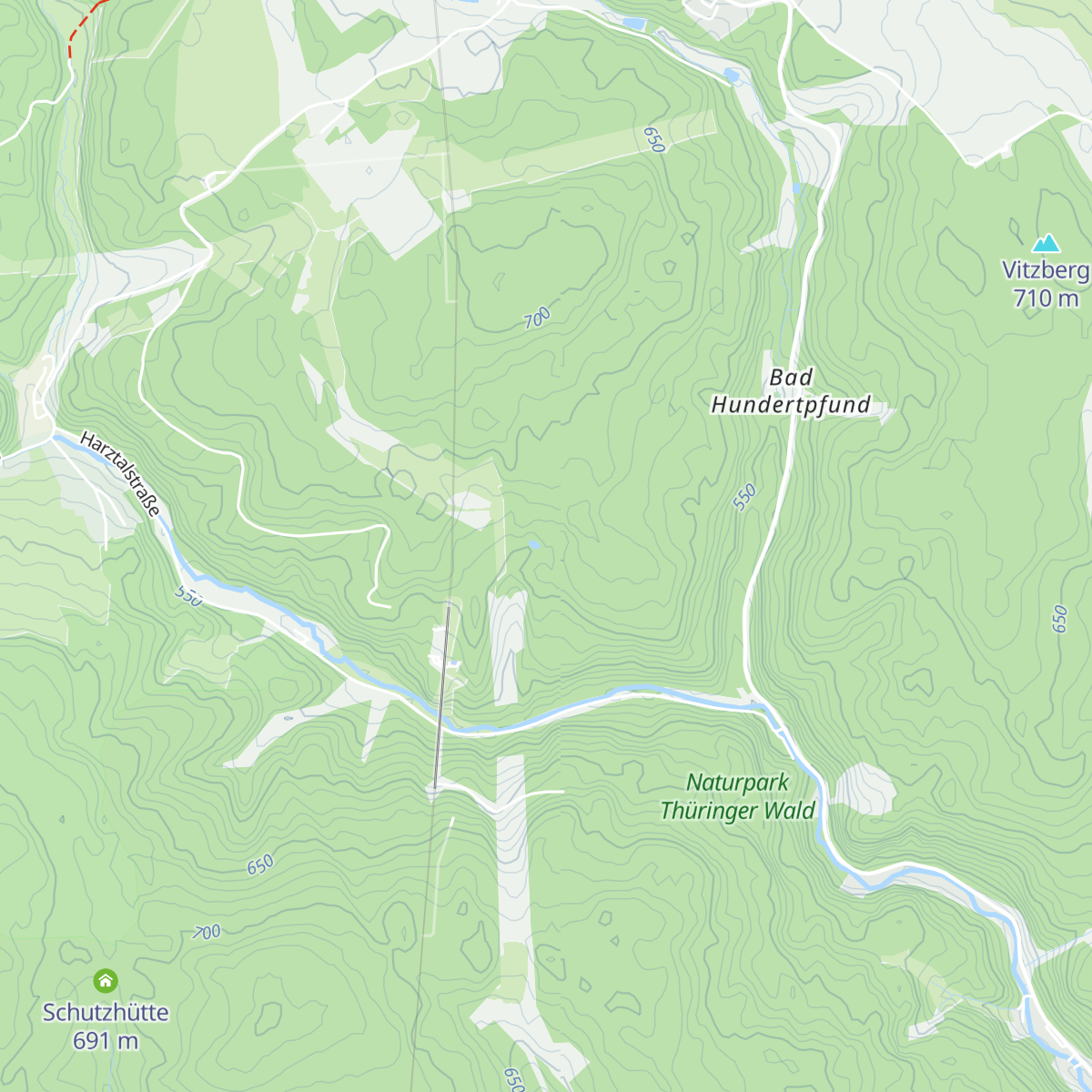 Diana-Hütte map