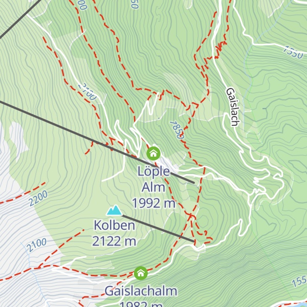 Map of Löple Alm