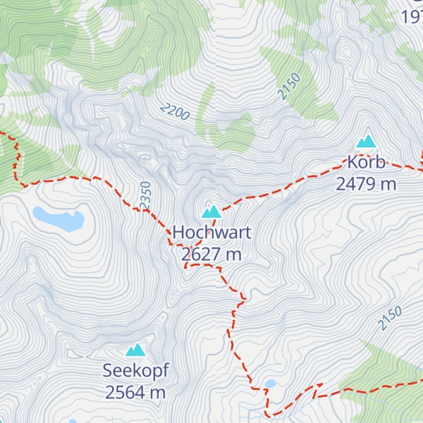 Map of Hochwart