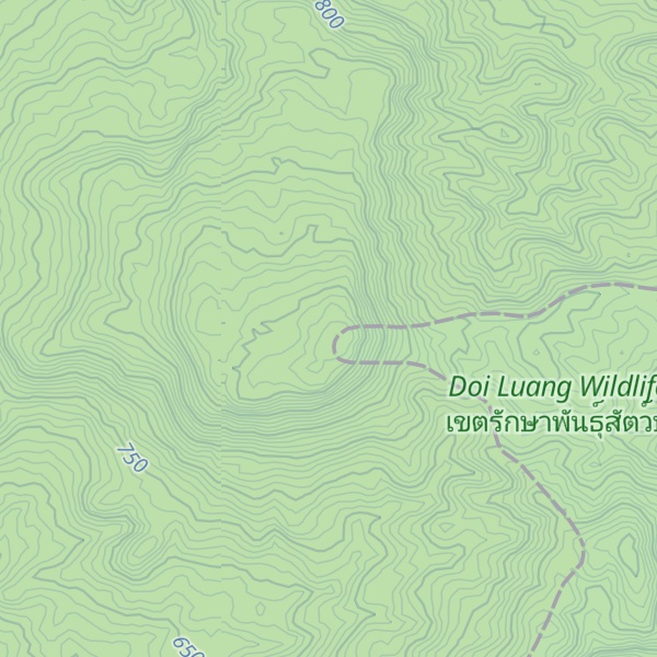Map of Doi Luang