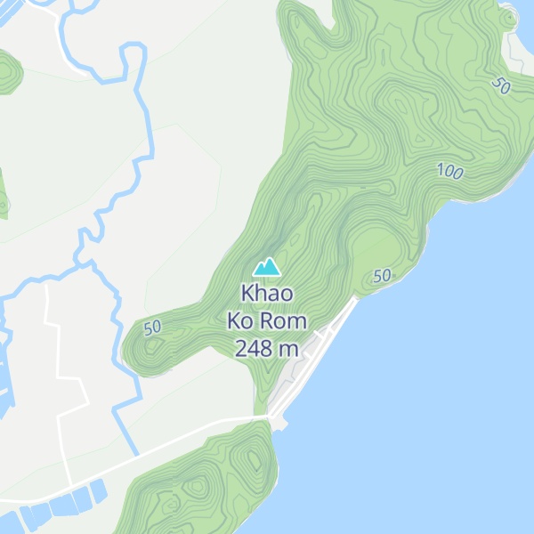 Map of Khao Ko Rom