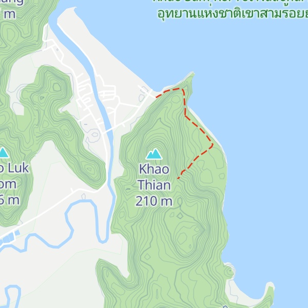 Map of Khao Thian
