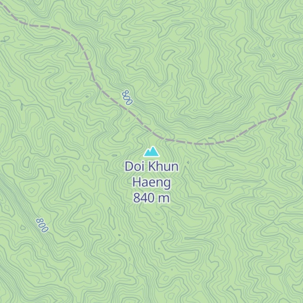Map of Doi Khun Haeng