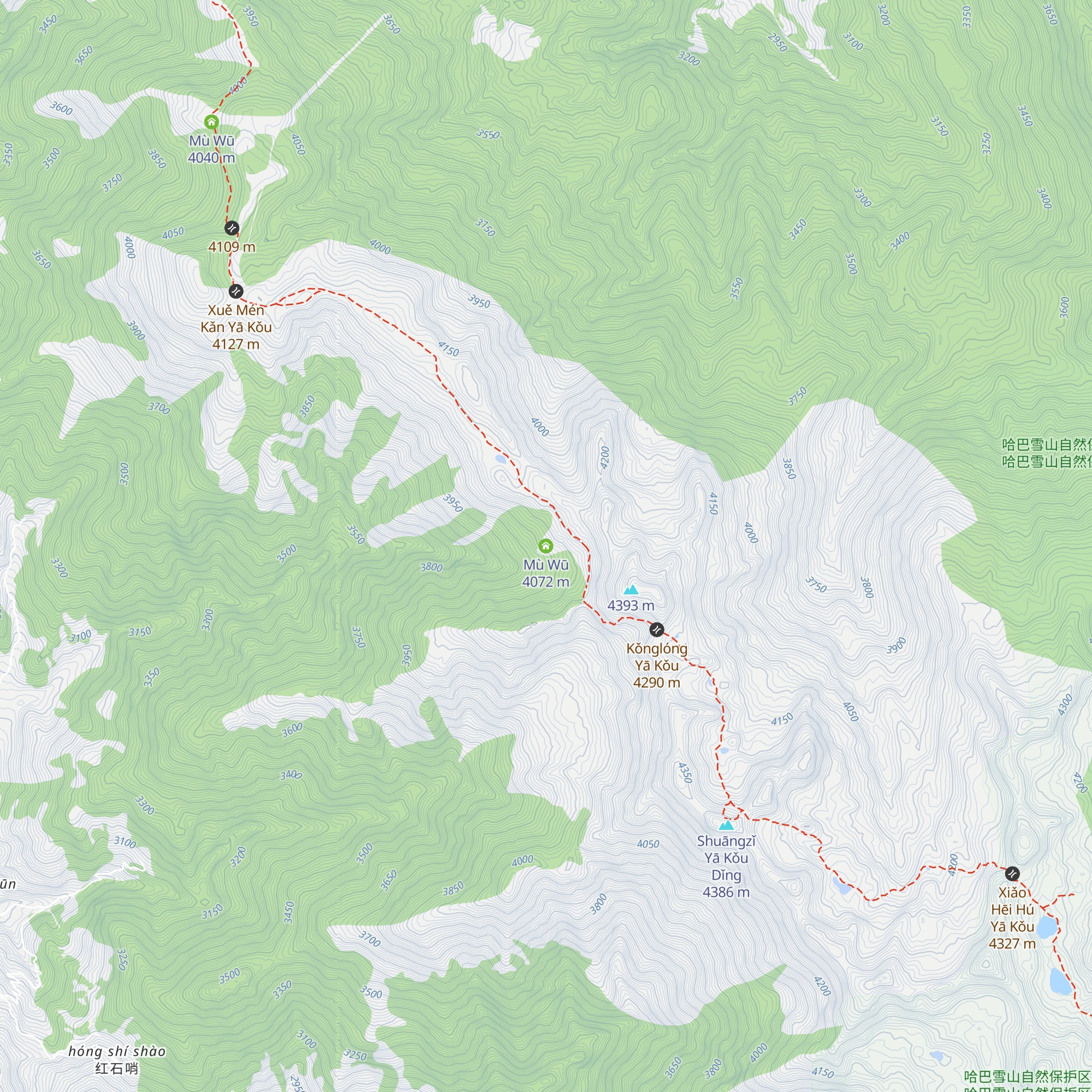 Mù Wū map