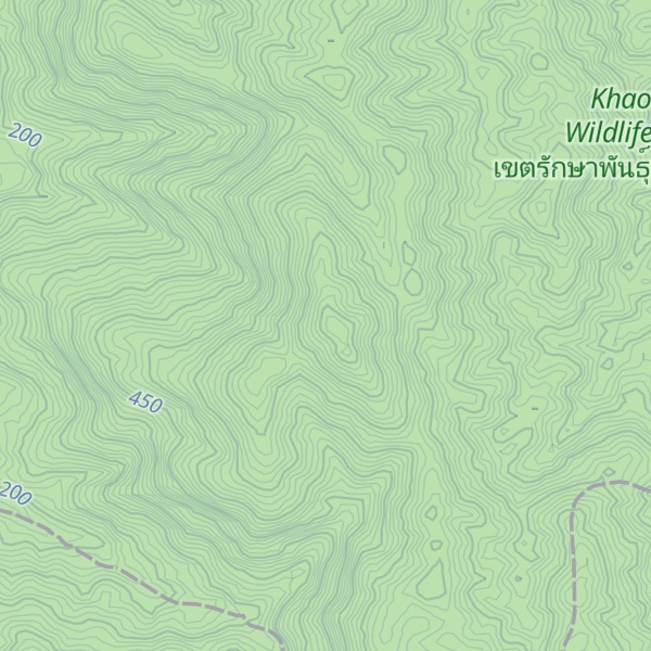 Map of Khao Khlong Lon