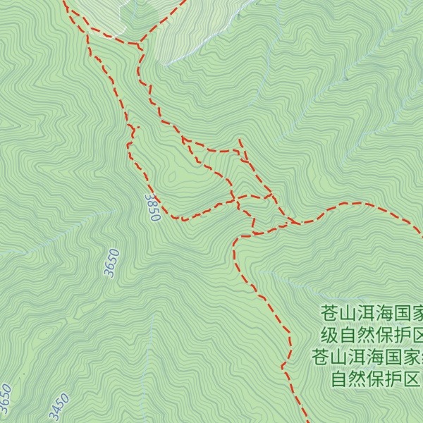 Map of Liánhuā Fēng