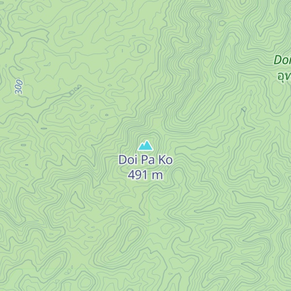 Map of Doi Pa Ko