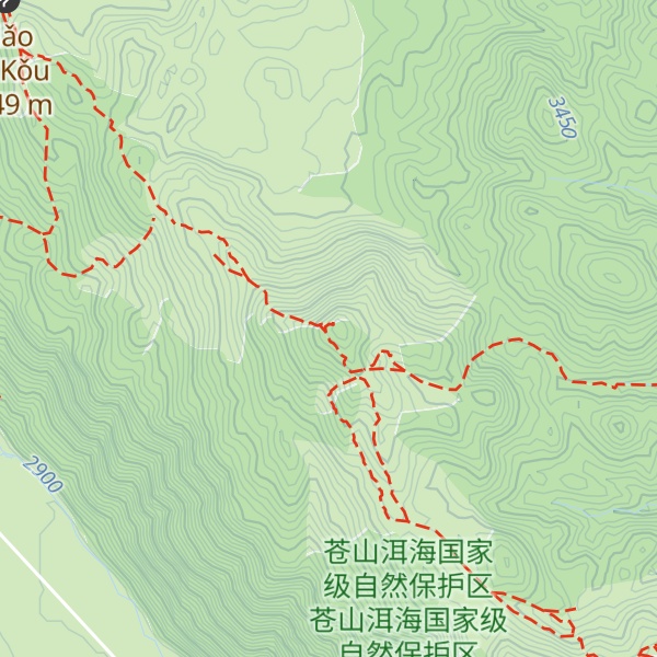 Map of Cānglàng Fēng