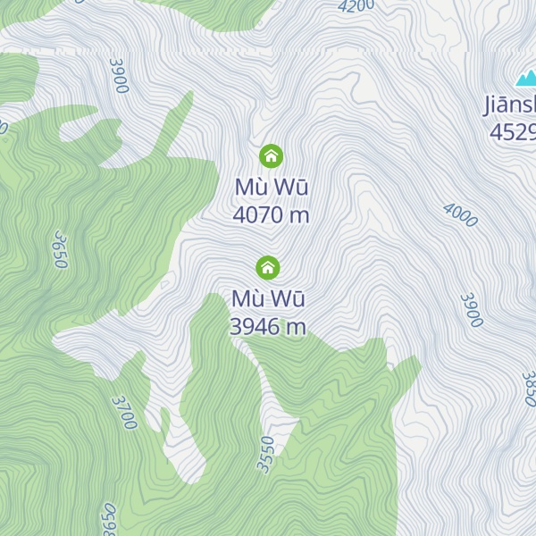 Map of Mù Wū