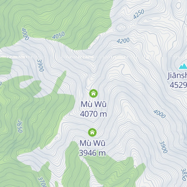 Map of Mù Wū