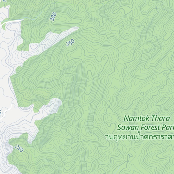 Map of Khao Mae Yok