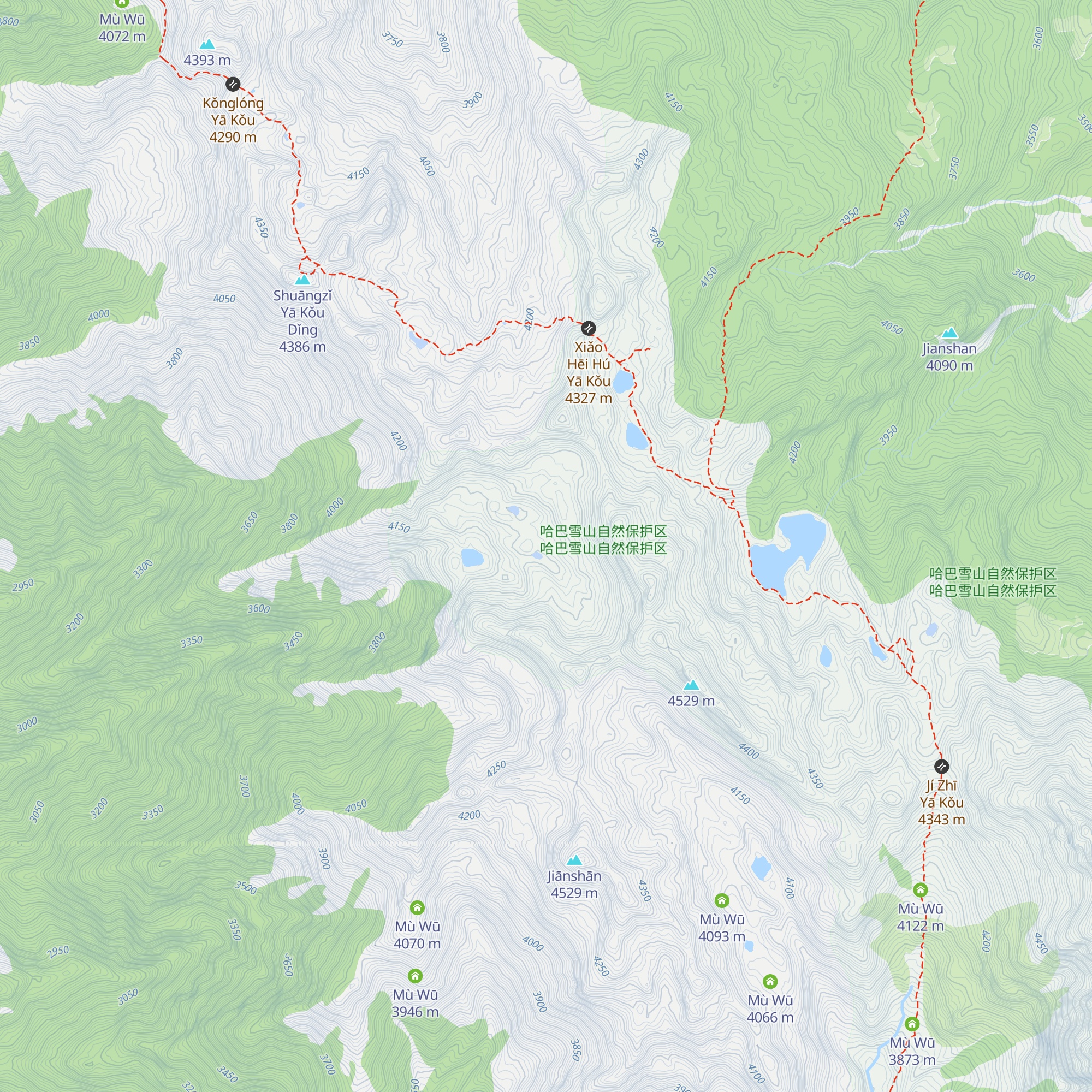 Mù Wū map