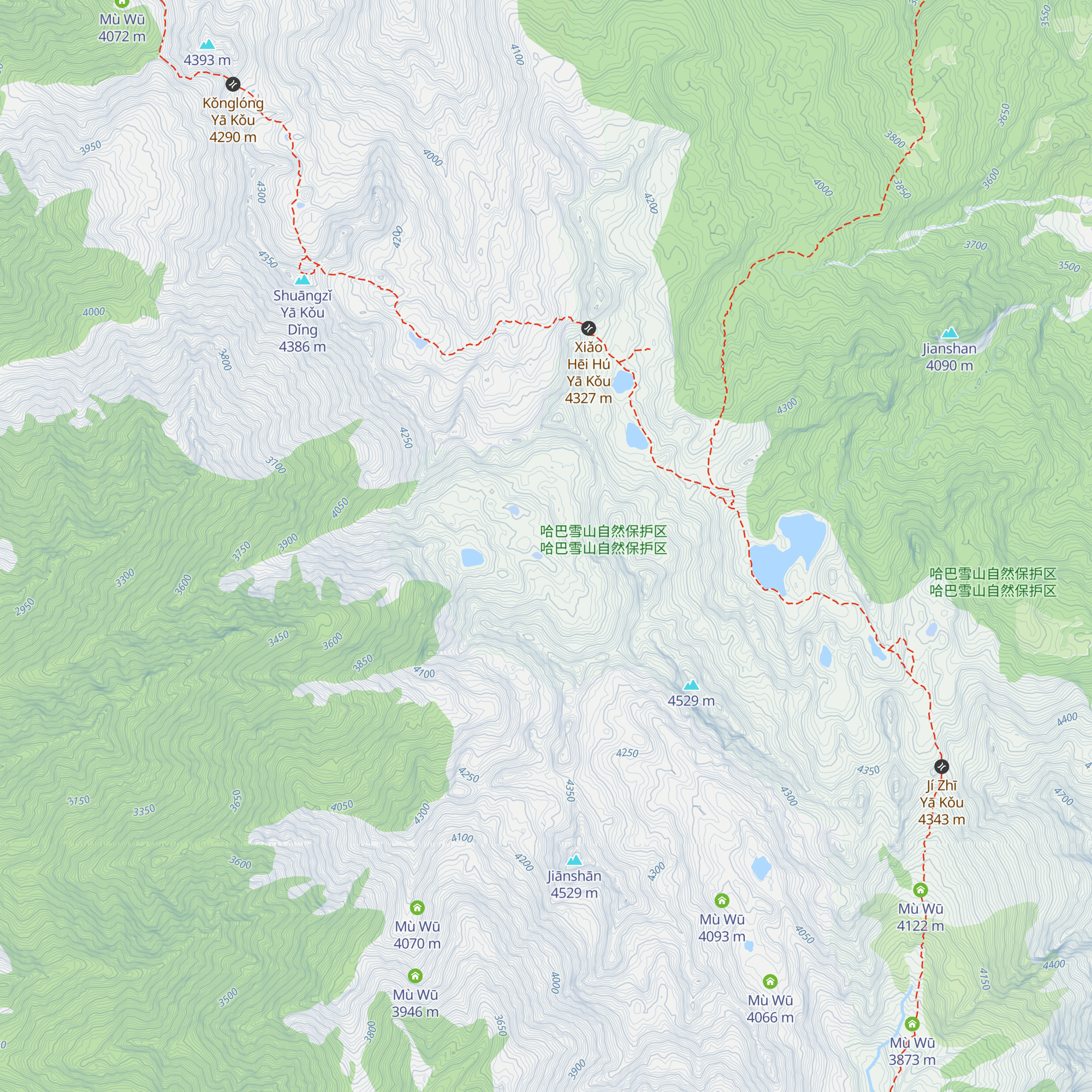 Mù Wū map