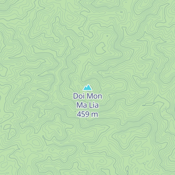 Map of Doi Mon Ma Lia