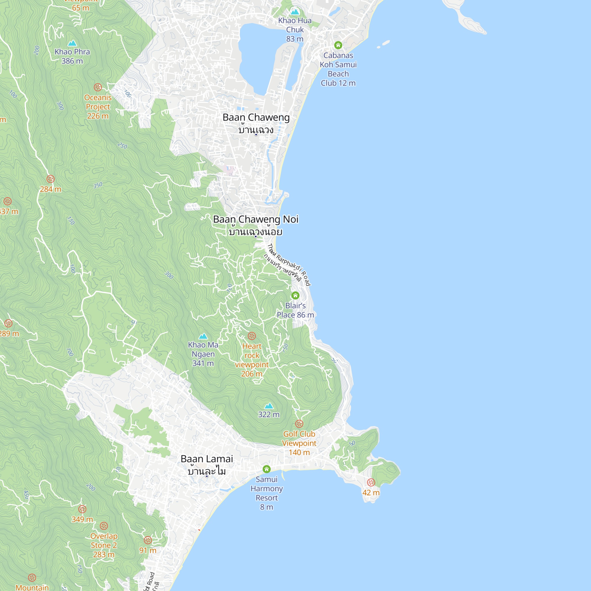 Blair’s Place map