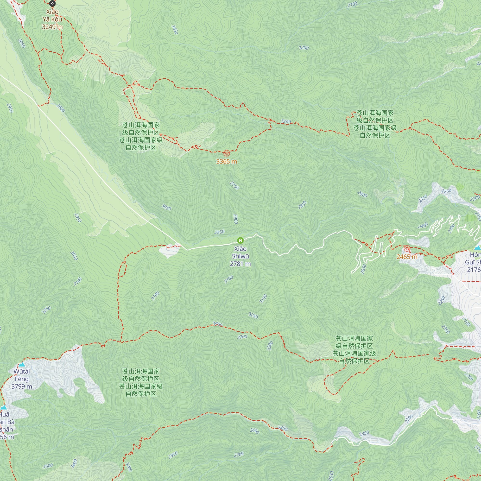 Xiǎo Shíwū map