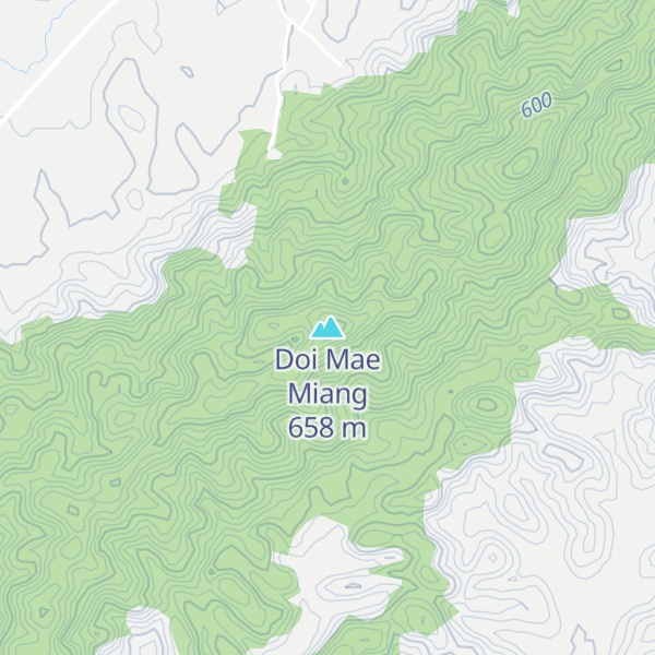 Map of Doi Mae Miang