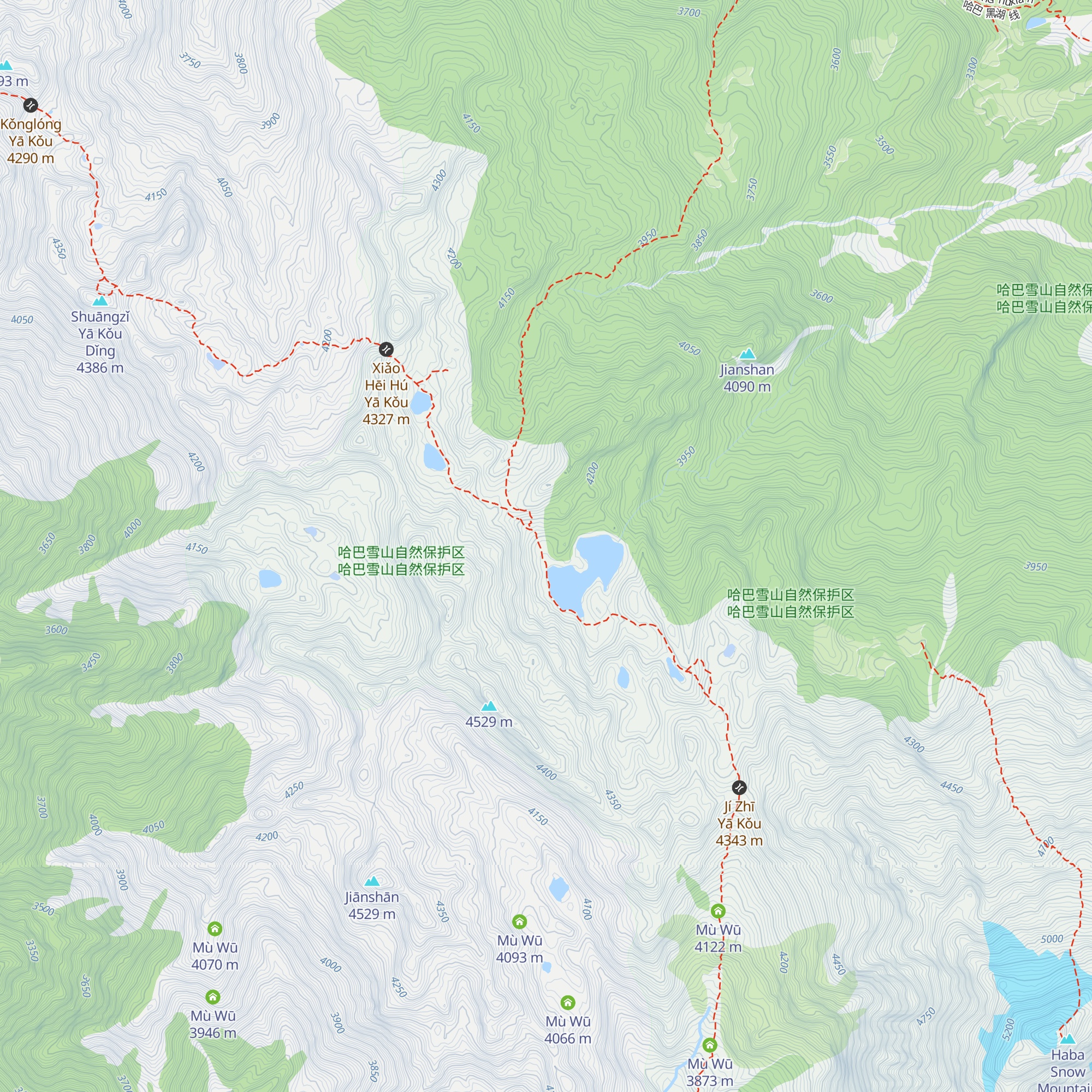 Hēihǎi Xiǎomùwū map