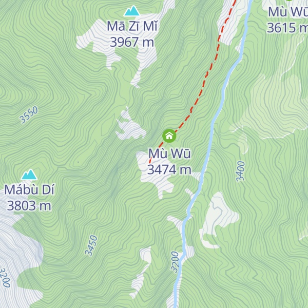 Map of Mù Wū