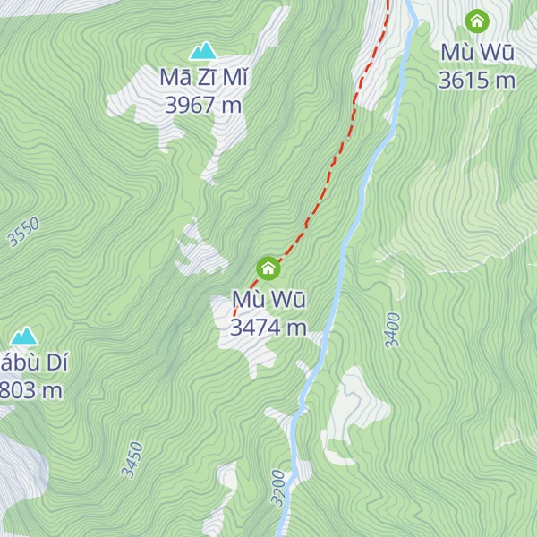 Map of Mù Wū